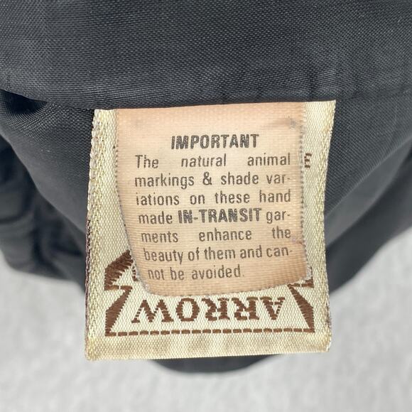 IN TRANSIT Skirt S Leather Pencil Straight Pull On Lined Black VTG USA - Picture 6 of 13